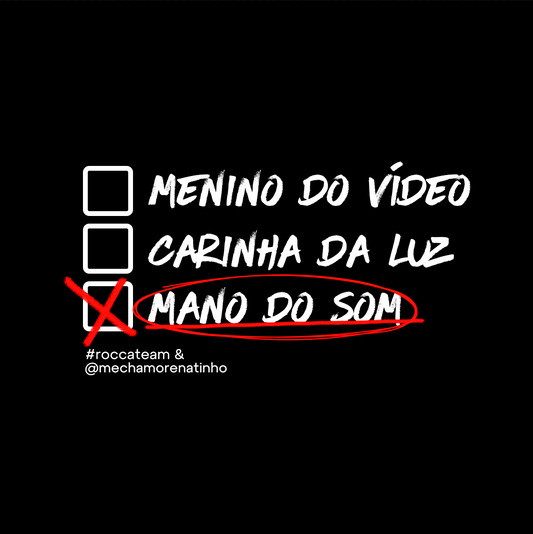 Camiseta Checklist Som