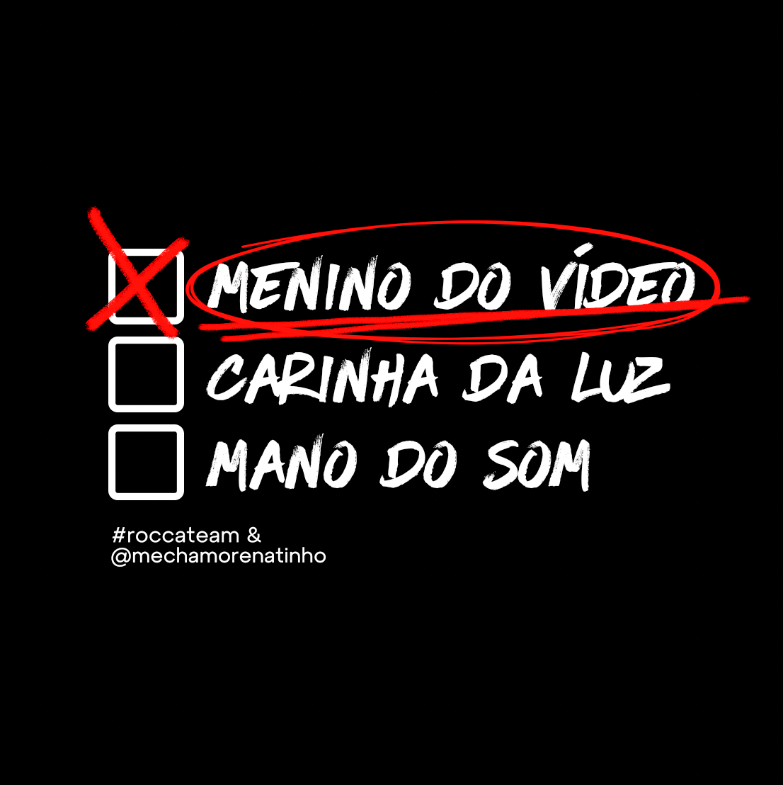 Camiseta Checklist Vídeo