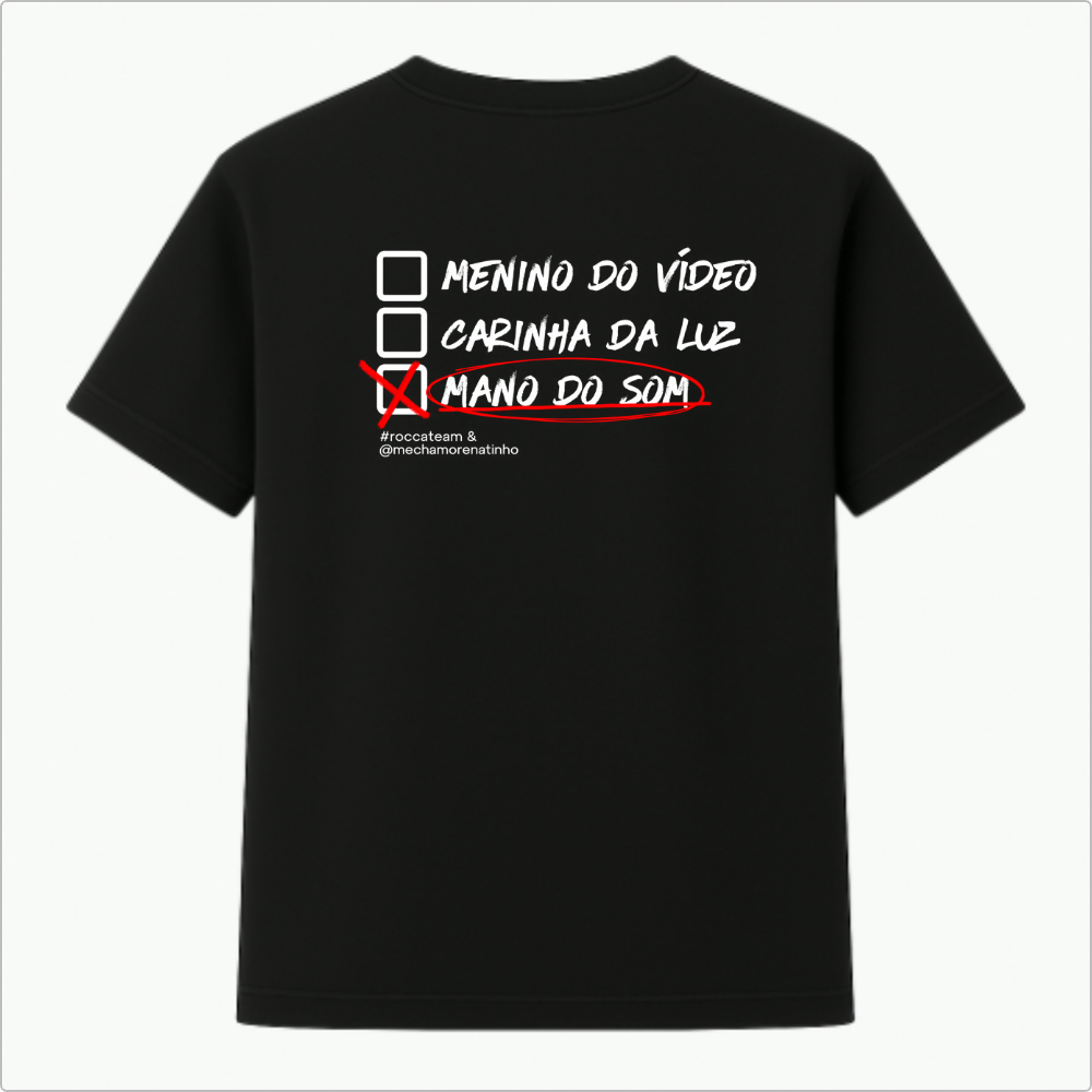 Camiseta Checklist Som