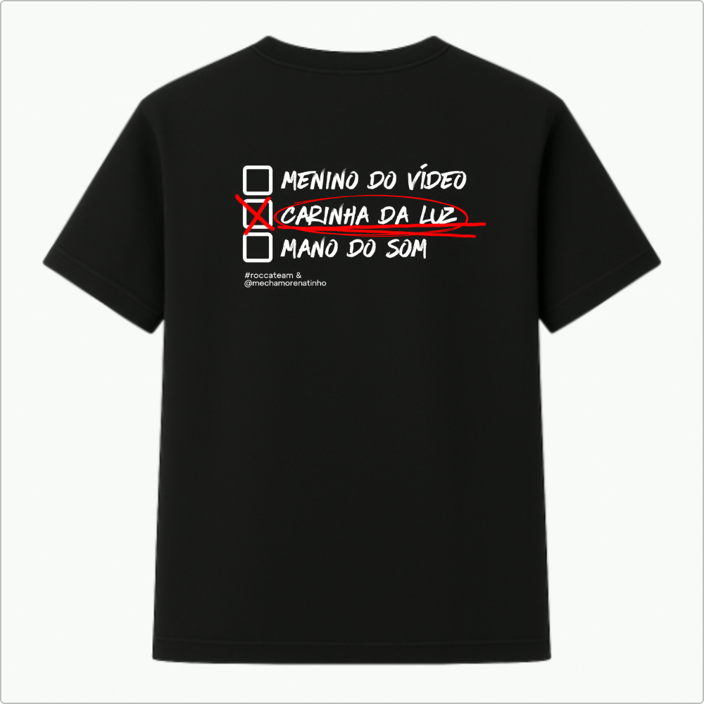 Camiseta Checklist (LUZ)